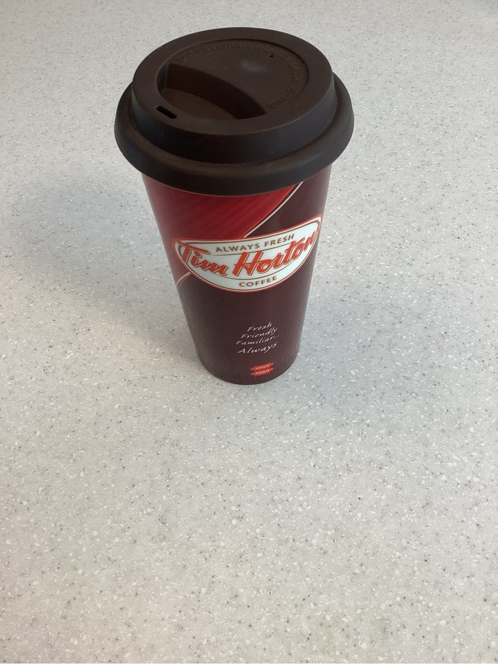 Tim Hortons Ceramic Travel Mug